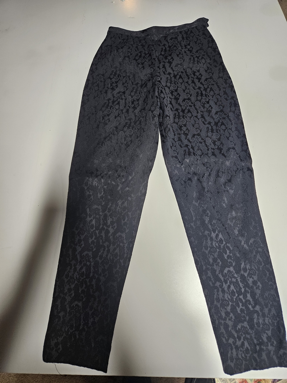 Vintage, Express Black Jacquard Slim Pants